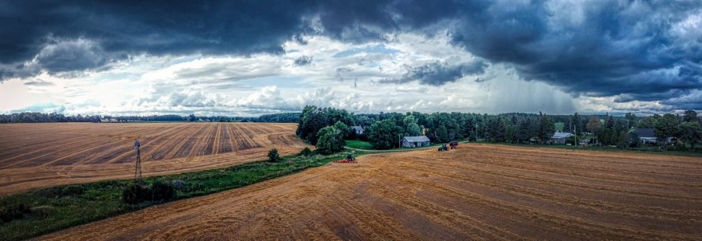 Drone Pano, shot in Wellington County, Ontario